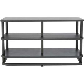 EURO SERIES 3 SHELF TV STAND, 40IN WIDTH, BLACK