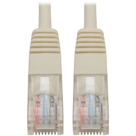 Eaton Tripp Lite Series Cat5e 350 MHz Molded (UTP) Ethernet Cable (RJ45 M/M), PoE - White, 1 ft. (0.31 m)