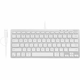 WIRED USB-C USB-A MAC KEYBOARD COMPACT SPACE GRAY TYPE C TYPE A