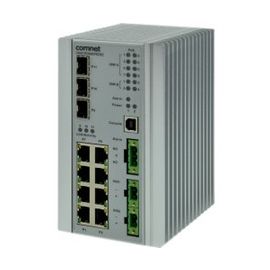 ComNet Industrially Hardened 11 Port Managed Ethernet Switch