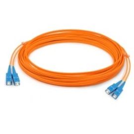 30M SC TO SC ORANGE OM2 DUPLEX OFNR (RISER-RATED) FIBER PATCH CABLE