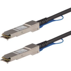 StarTech.com MSA Uncoded Compatible 0.5m 40G QSFP+ to QSFP+ Direct Attach Cable - 40 GbE QSFP+ Copper DAC 40 Gbps Low Power Passive Twinax