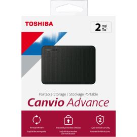 TOSHIBA CANVIO ADVANCE - 2TB - BLACK