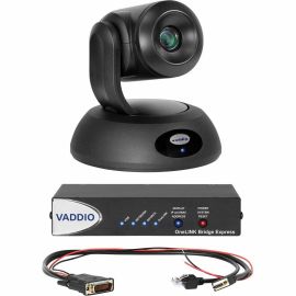 Vaddio RoboSHOT 12E HDBT Video Conferencing Camera - Black - USB 3.0 - TAA Compliant