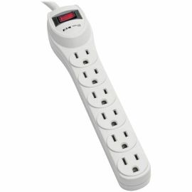 Tripp Lite by Eaton Protect It! 6-Outlet Home Computer Surge Protector 2 ft. (0.61 m) Cord 180 Joules