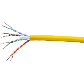 CAT5E UTP SOLID_ PLENUM(CMP)1000FT  YELW