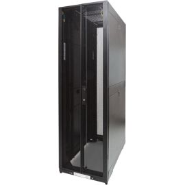 48U TALL, 800MM WIDE, 1200MM DEEP ENCLOSED SERVER CABINET. LOCKING FULL FRONT DO