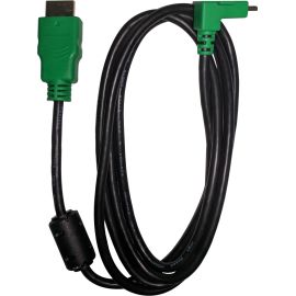 CABLE, HDMI, 1.5M (4.9FT), RIGHT ANGLE, UM-1080CP-B, GREEN
