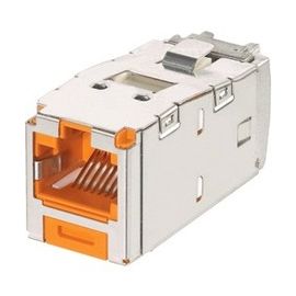 MOD KEYED CAT6A SH 8P 8W ORG EA
