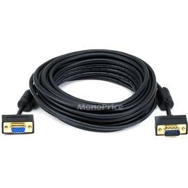 SVGA/VGA 30/32AWG M/F MTR CABLE 25FT