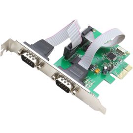 PCIE 2X PORT SERIAL DB9 CARD, WCH CH382