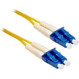 LC/UPC TO LC//UPC 9/125 DUPLEX SMF CABLE 1FT YELLOW