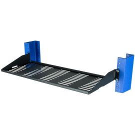 1U 2POST VENTED CANTILEVER SHELF 7IN (D) - FLANGED UP