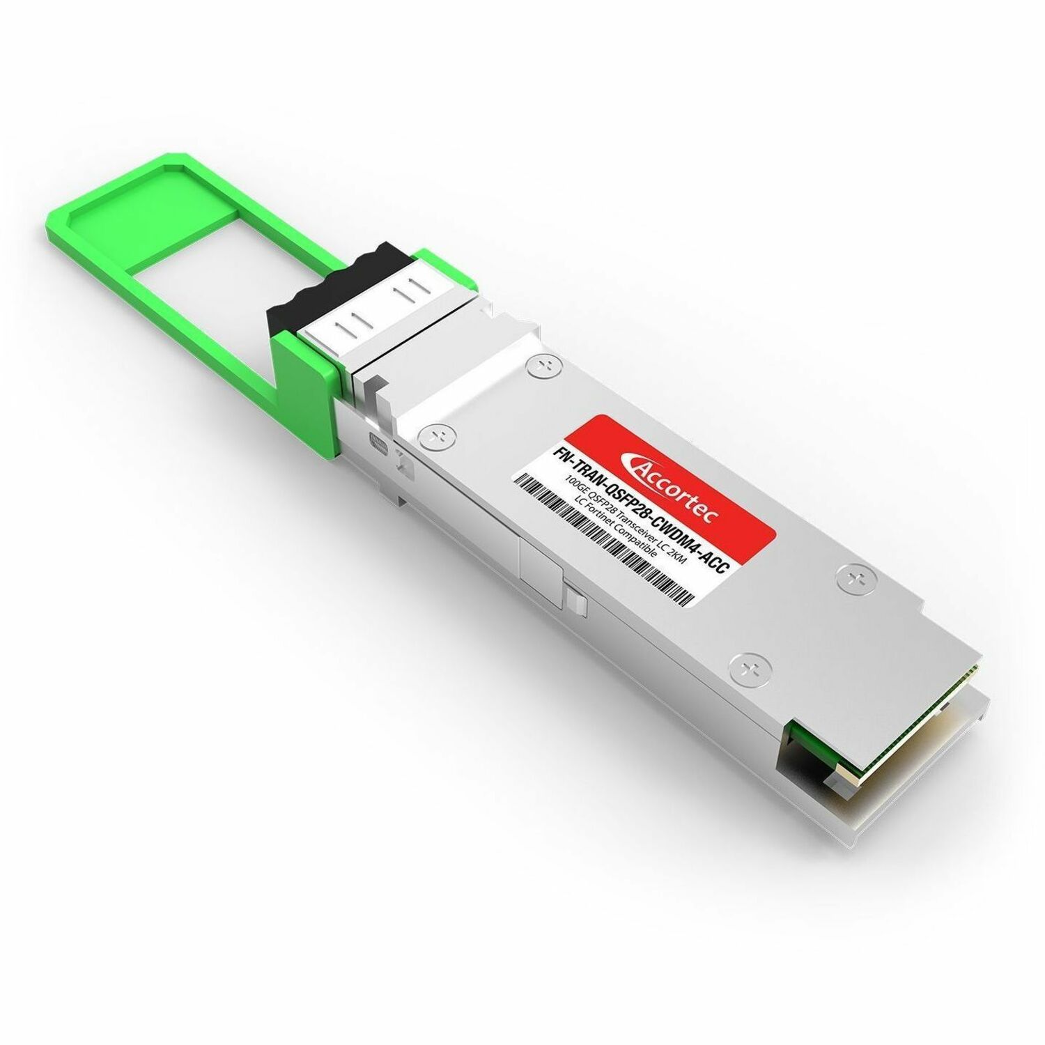 Accortec 100GE QSFP28 Transceiver LC 2KM LC Fortinet Compatible