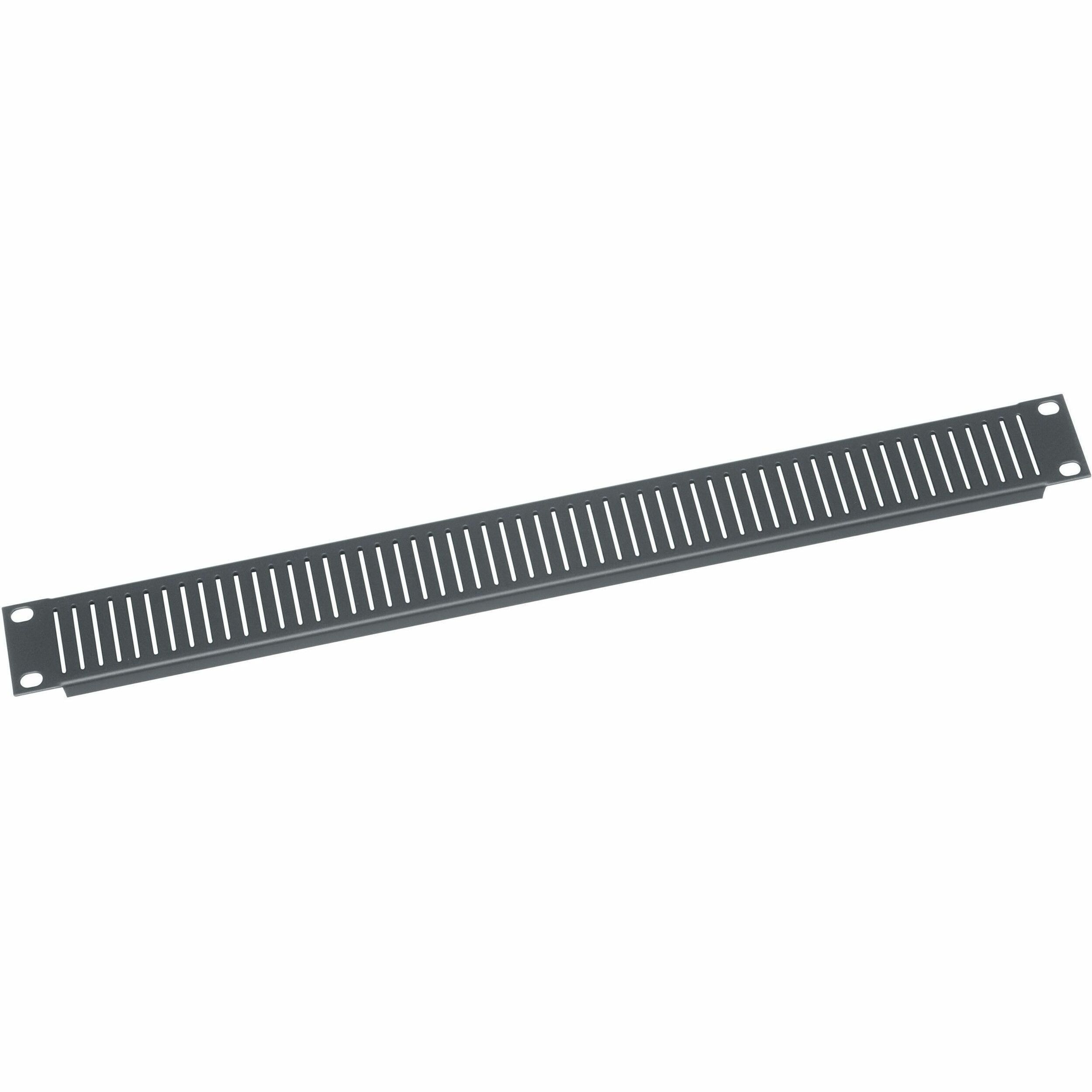 Middle Atlantic 1RU Vented Rack Blanking Panel - Vented with 17% Open Area - Flanged