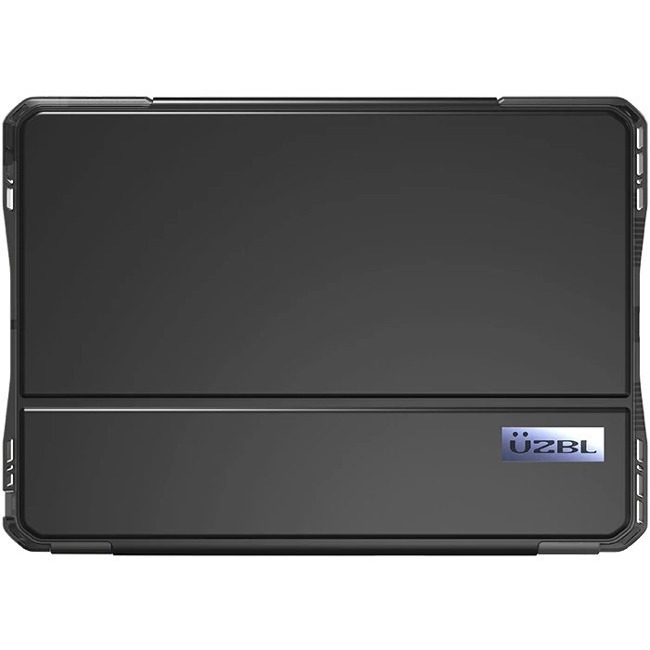 Groove Folio Case for iPad Air / Pro 10.5, Black with Charcoal Removable Cover, Clear Back