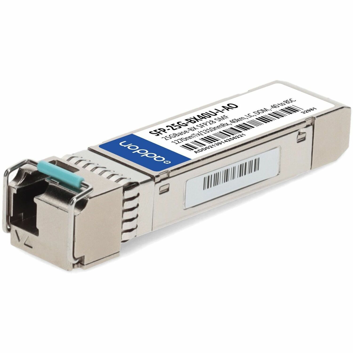 AddOn Cisco® SFP-25G-BX40U-I Compatible TAA 25GBase-BX SFP28 Transceiver (SMF, 1270nmTx/1310nmRx, 40km, LC, DOM, -40 to 85C)