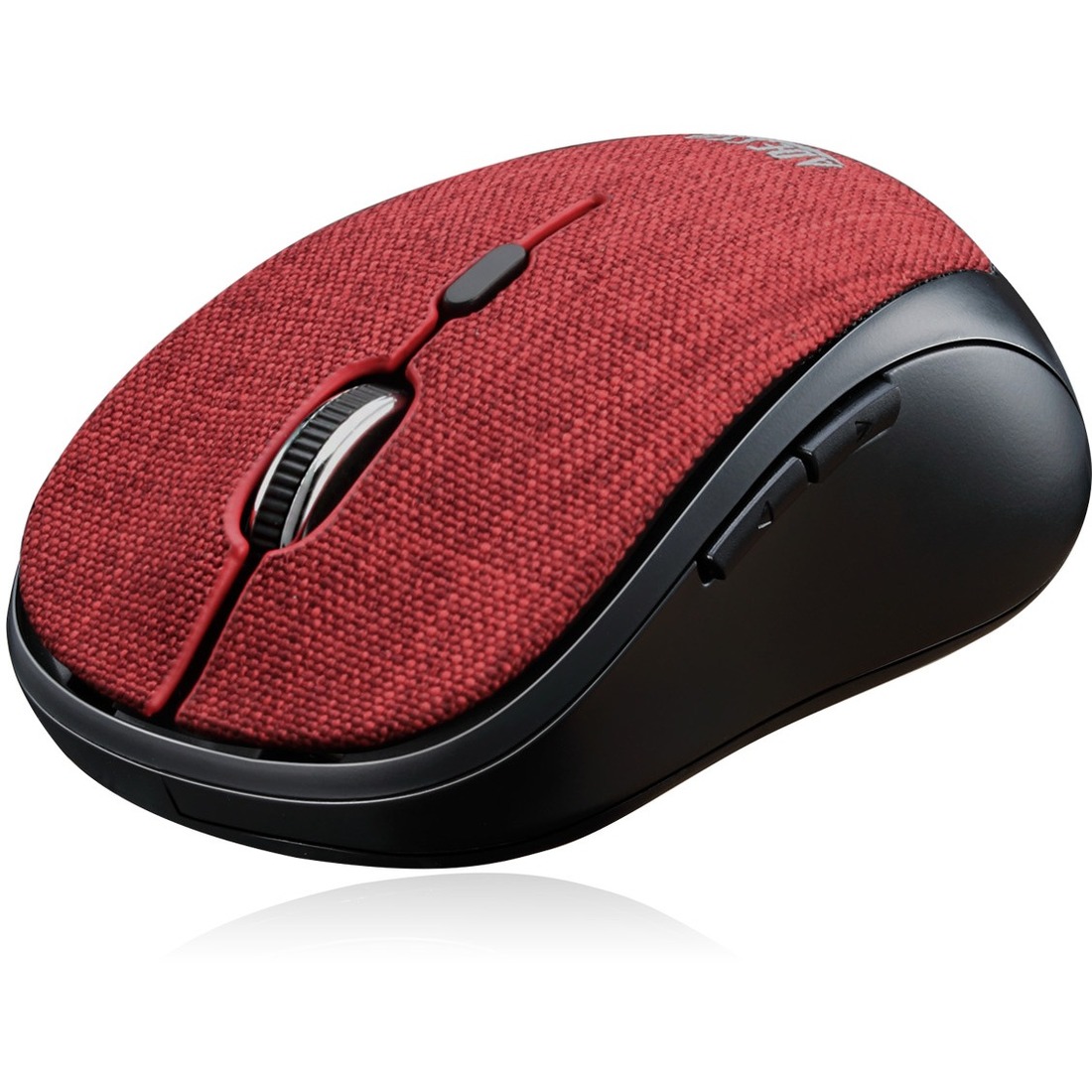 Adesso iMouse S80R - Wireless Fabric Optical Mini Mouse (Red)