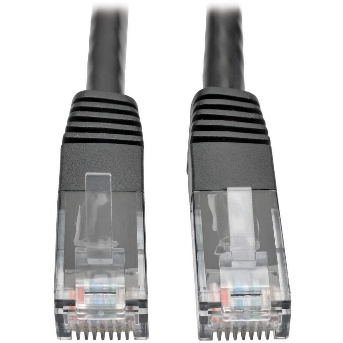 Tripp Lite by Eaton Cat6 Gigabit Molded (UTP) Ethernet Cable (RJ45 M/M) PoE Black 7 ft. (2.13 m)