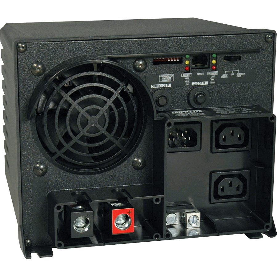 Eaton Tripp Lite Series 1250W APS X Series 12VDC 230V Inverter/Charger with Auto Transfer Switching, 2 C13 Outlets