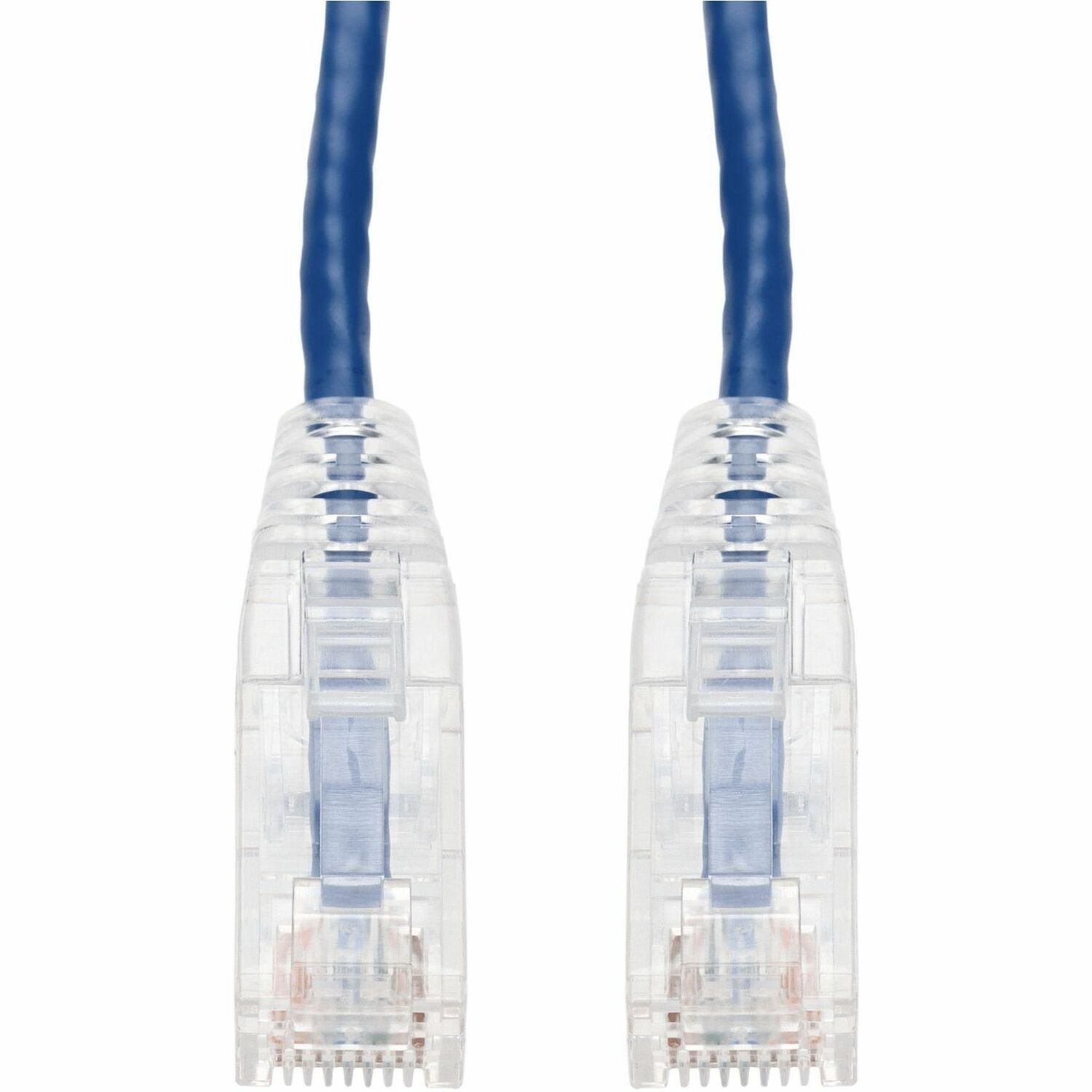 AddOn 1.5ft Blue CAT 6 Slim PVC Ethernet Cable Snagless Clear-Claw RJ-45 M/M