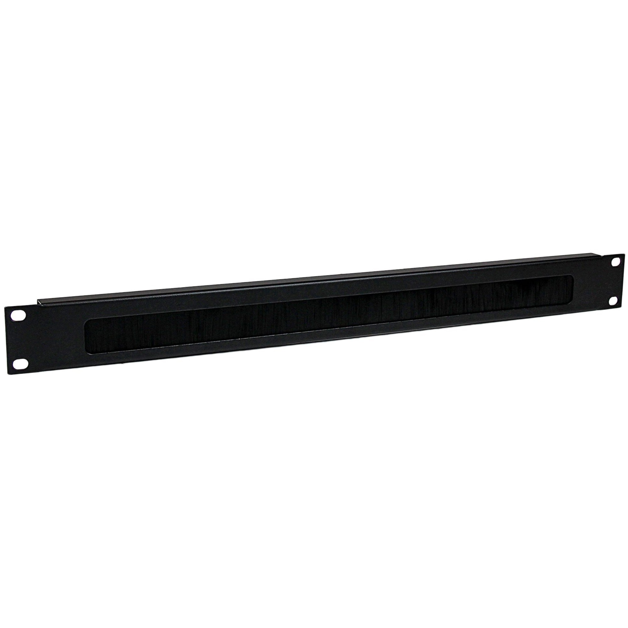 StarTech.com 1U High-density Brush Strip Cable Management Panel, Sturdy Steel Horizontal Data Centre Cable Organizer