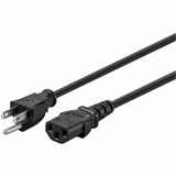 MONOPRICE POWER CORD - NEMA 5-15P TO IEC 60320 C13_ 18AWG_ 10A/1250W_ 125V_ 3-PR