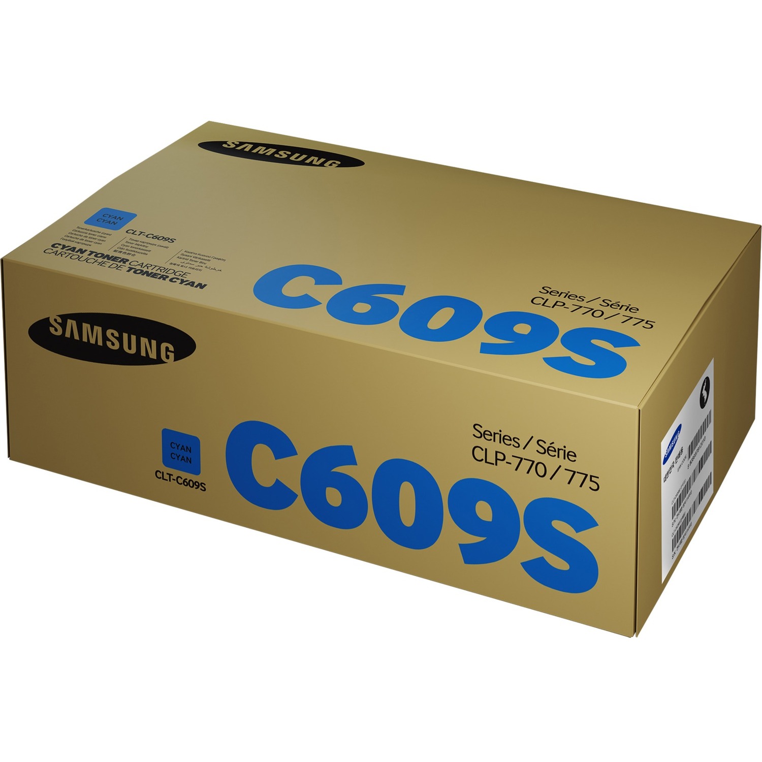 Samsung CLT-C609S Laser Toner Cartridge - Cyan - 1 Pack