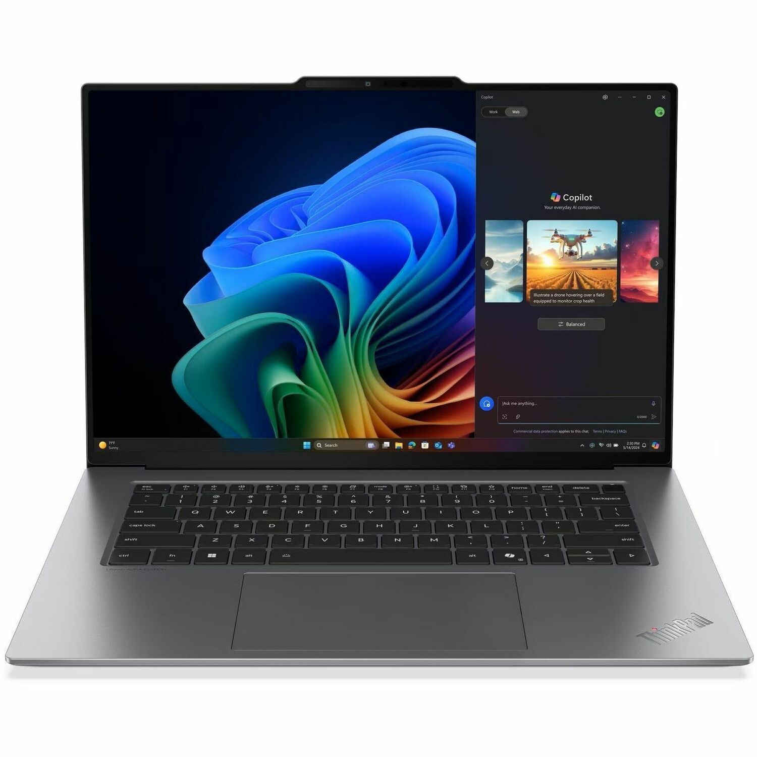 Lenovo ThinkPad X9-15 Gen 1 21Q60029US 15.3" Touchscreen Notebook - 2.8K - 120 Hz - Intel Core Ultra 7 2nd Gen 258V - 32 GB - 1 TB SSD - English (US) Keyboard - Black