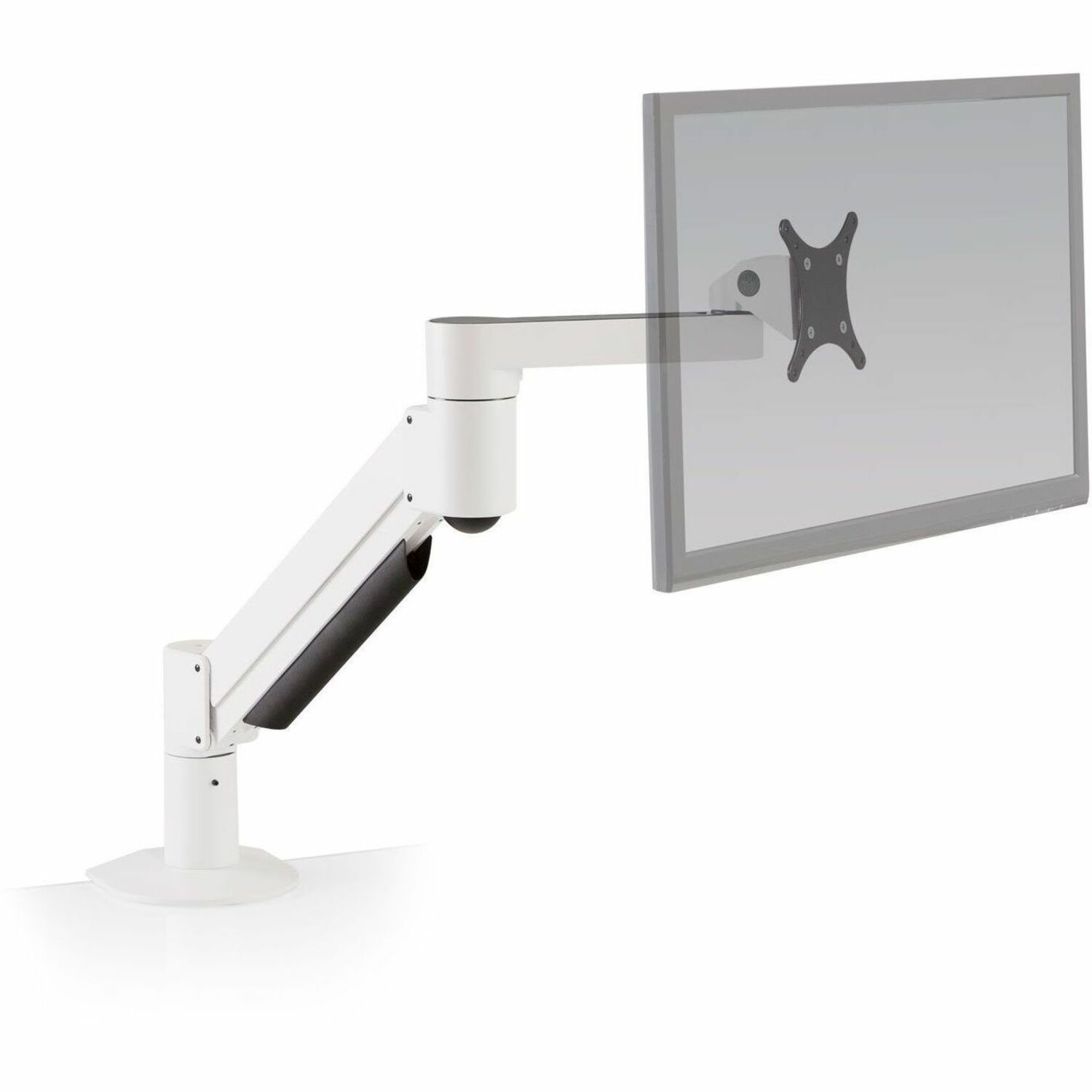 HAT Design Works Deluxe 7500-1000-104 Mounting Arm for Flat Panel Display, Monitor - Vista Black - Landscape/Portrait