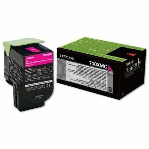 Lexmark Extra High Yield Laser Toner Cartridge - Magenta - 1 / Pack