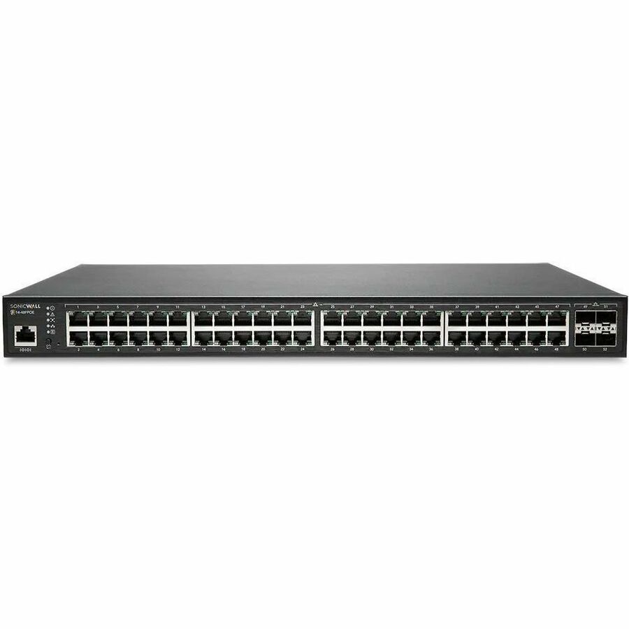 SonicWall SWITCH SWS14-48FPOE WITH WIRELESS NETWORK MANAGEMENT ESSENTIAL AND SUPPORT 1YR