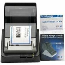 Seiko Name Badge Label with Blue Border