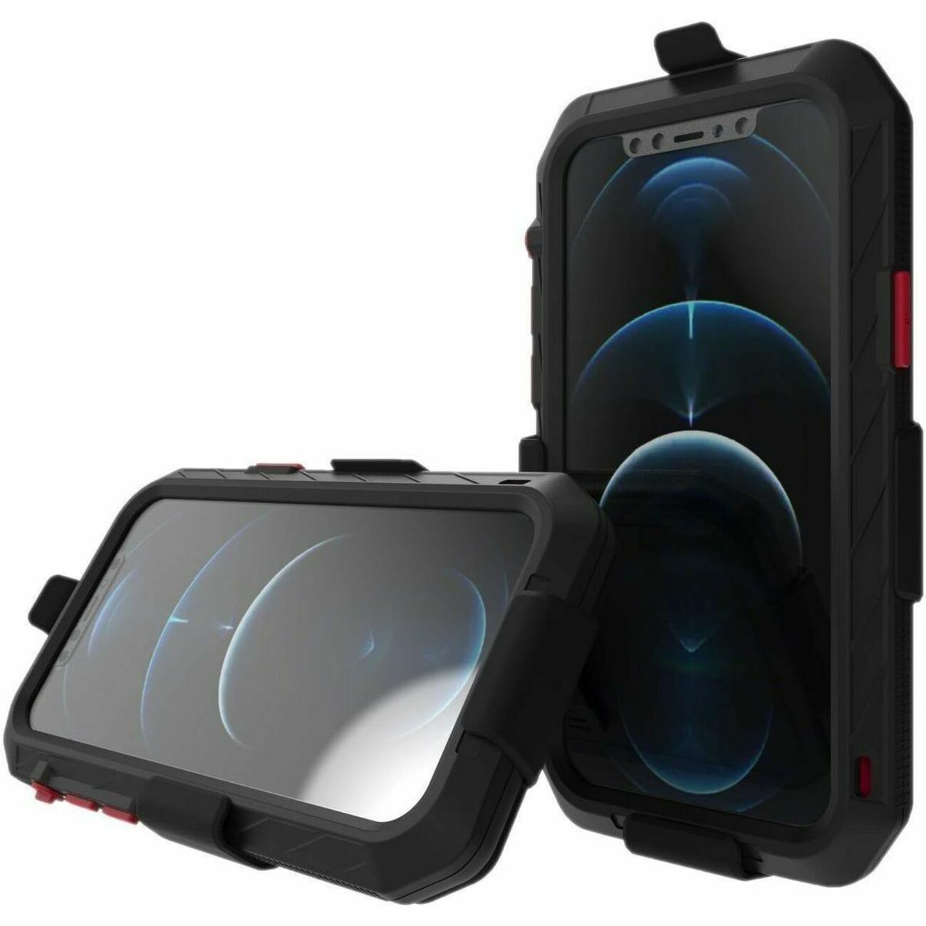 The Joy Factory aXtion Go Rugged Carrying Case (Holster) Apple iPhone 12 Smartphone