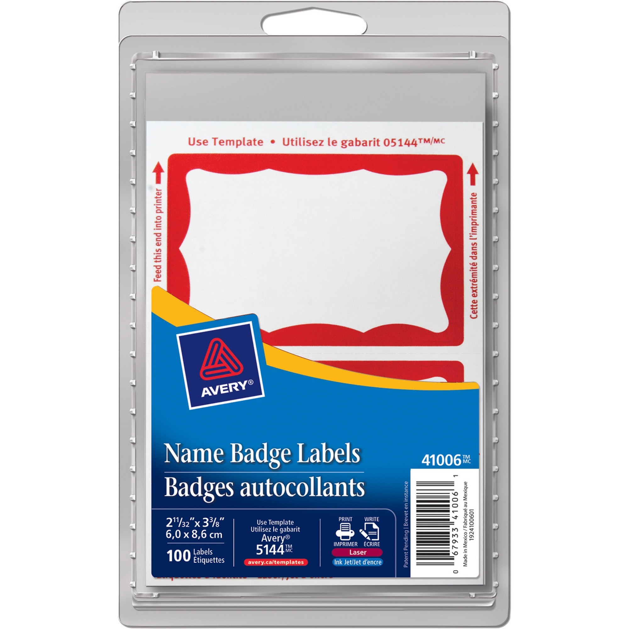 Avery&reg; Name Badge Label