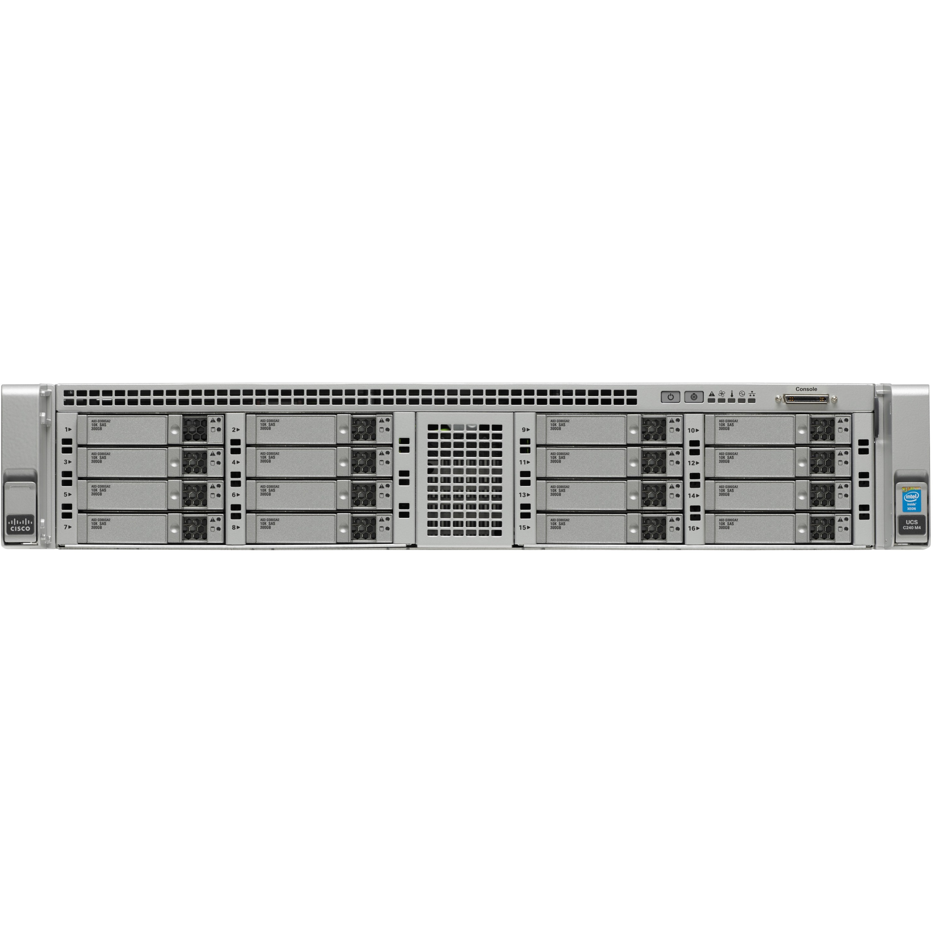 Cisco C240 M4 2U Rack Server - 1 Xeon E5-2609 v4 1.70 GHz - 32 GB RAM - 12Gb/s SAS Controller