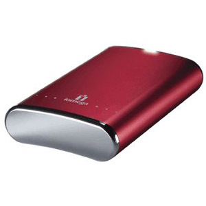 LenovoEMC eGo 1 TB Hard Drive - External - Ruby Red