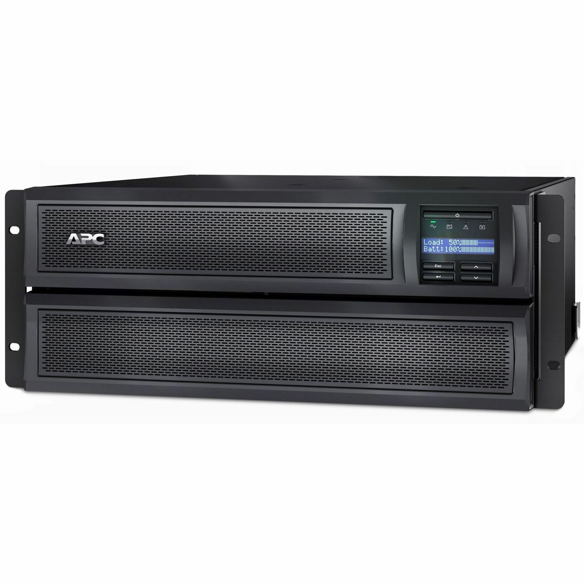 APC Smart-UPS X, Line Interactive, 3kVA, Rack/tower convert 4U, 100V-127V, 6x 5-15R+3x 5-20R+1x L5-30R NEMA, NMC, Extended runtime,Short depth [TAA]