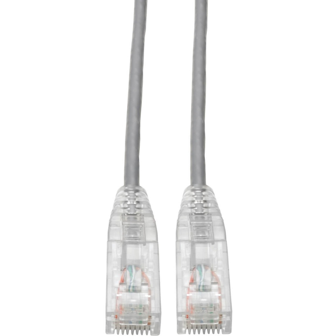 Eaton Tripp Lite Series Cat6 Gigabit Snagless Slim UTP Ethernet Cable (RJ45 M/M), PoE, Gray, 10 ft. (3.05 m)