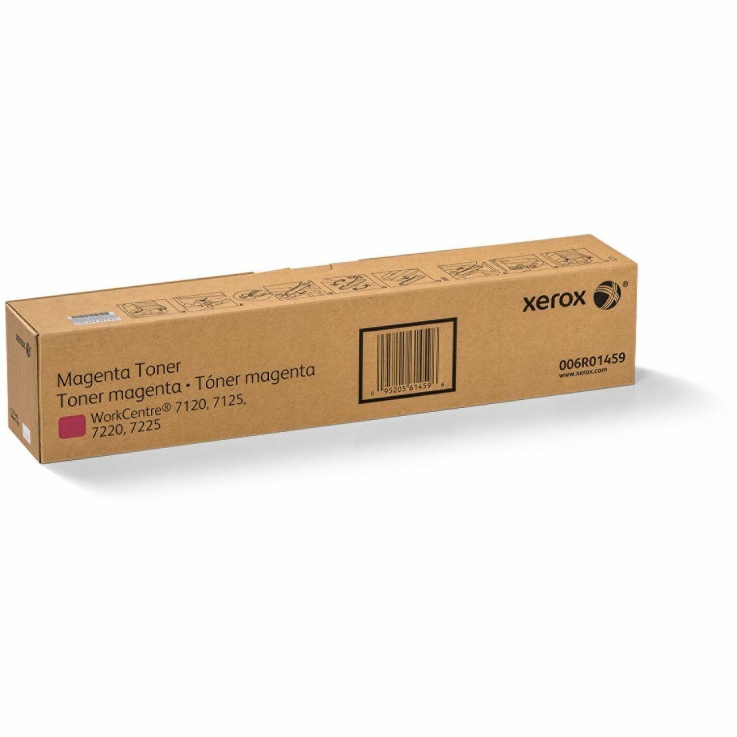 Xerox Genuine WorkCentre® 7200i Series, WorkCentre® 7120/7125, 7220/7225, Magenta Toner Cartridge