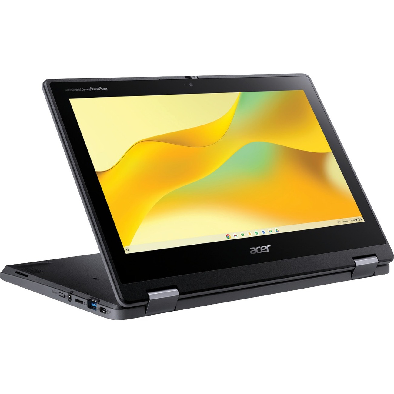 Acer Chromebook Spin 511 R756T R756T-C9PB 11.6" Touchscreen Convertible 2 in 1 Chromebook - HD - 60 Hz - Intel N-Series N100 - 8 GB - 64 GB Flash Memory - English (US) Keyboard - Shale Black