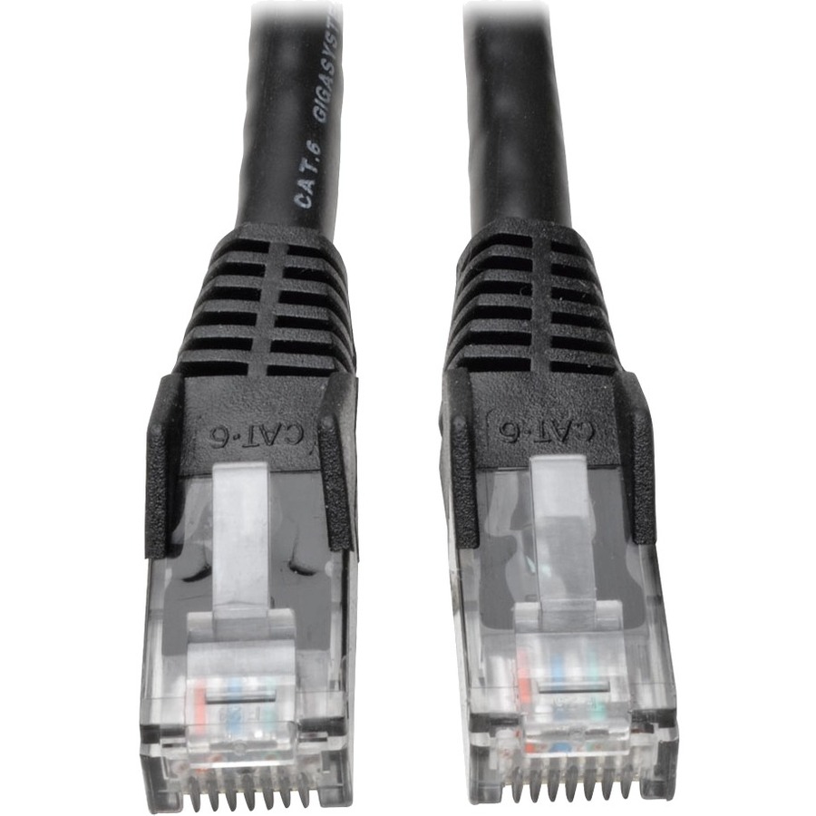 Tripp Lite by Eaton Cat6 Gigabit Snagless Molded (UTP) Ethernet Cable (RJ45 M/M) PoE Black 35 ft. (10.67 m)