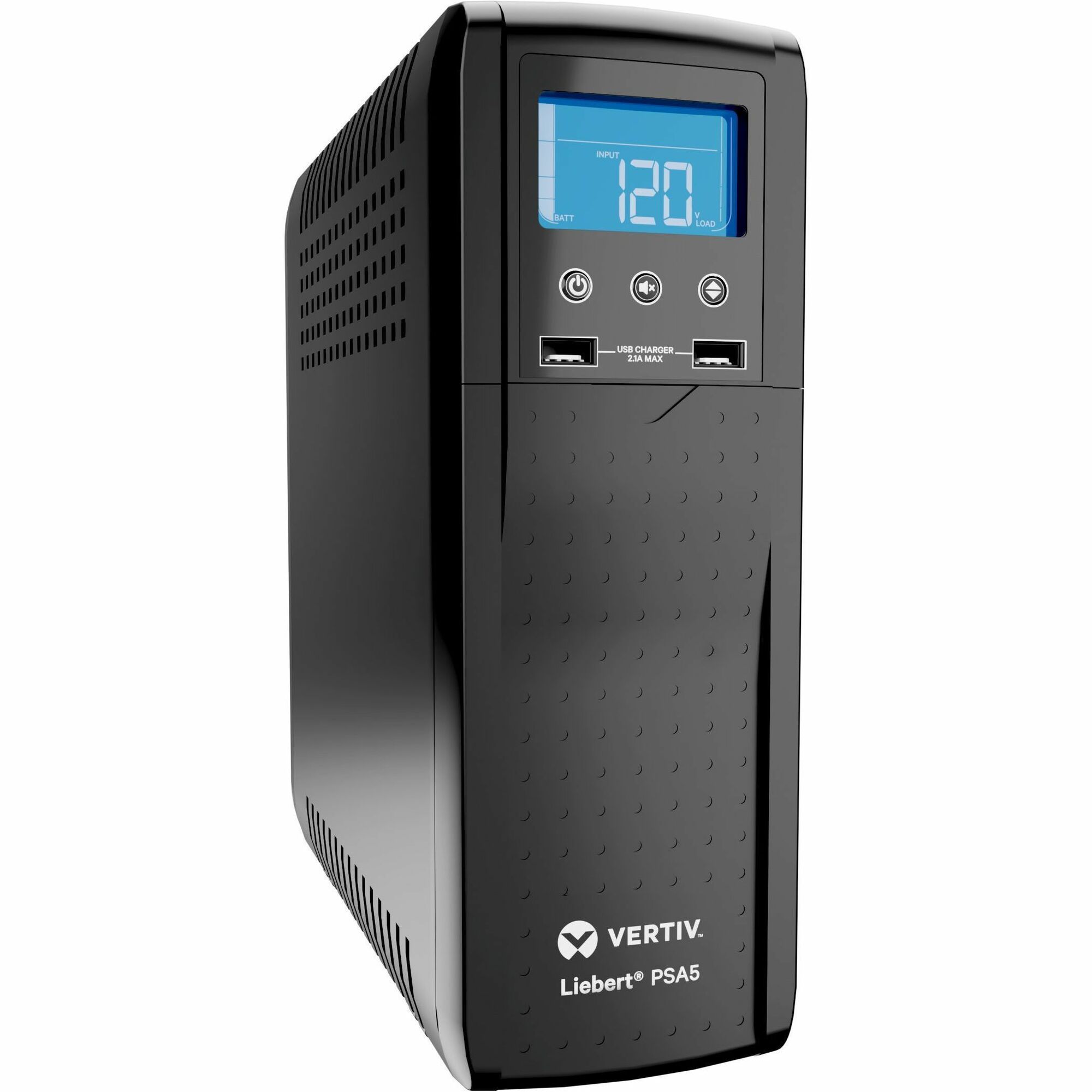 Vertiv Liebert PSA5-500MT120 UPS 500VA 300W 120V Line Interactive AVR Tower UPS, New Model Available PSA6-850LVT