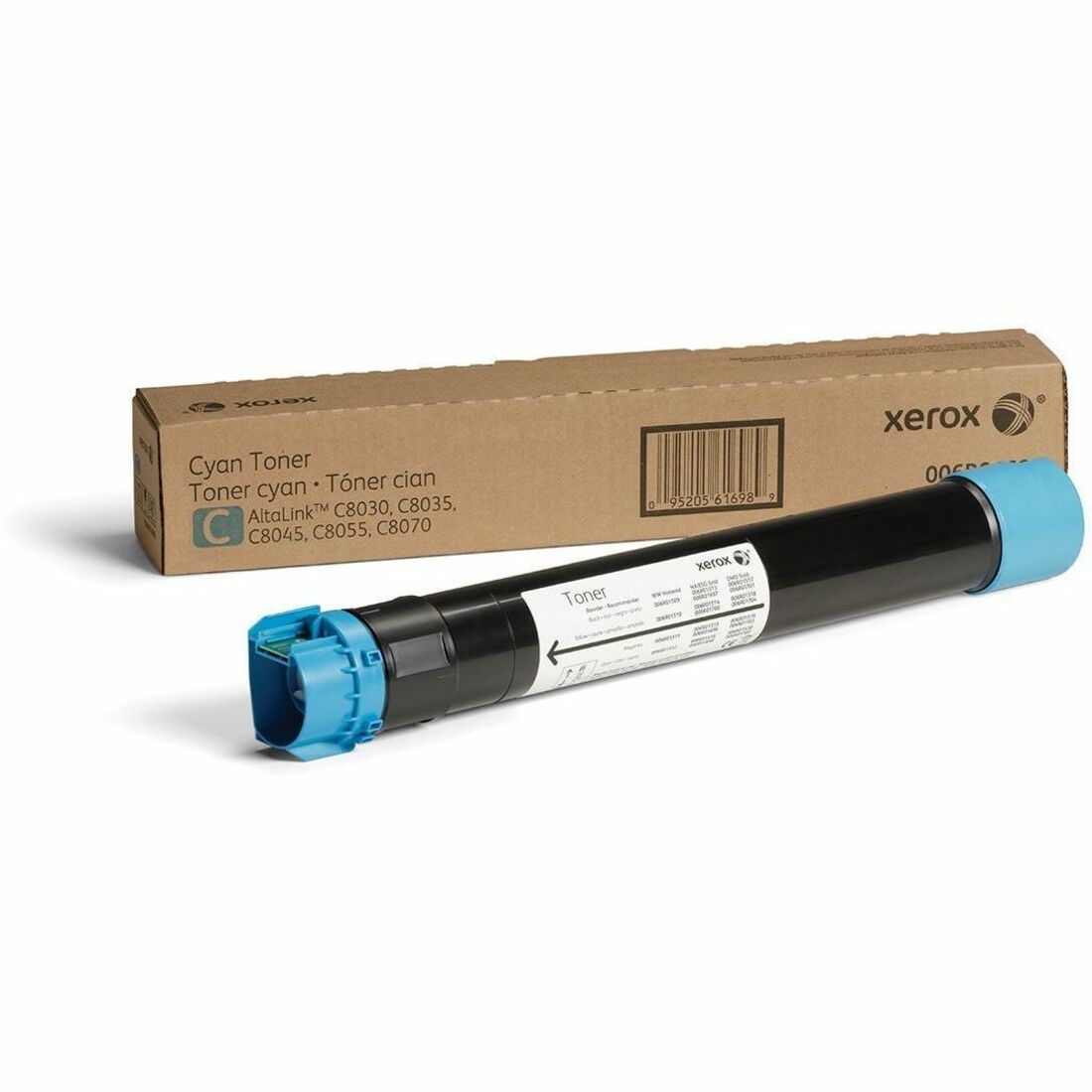 Xerox Genuine Xerox&reg; AltaLink&reg; C8000 Series Color Multifunction Printers, EC8000 Series Cyan Standard capacity Toner Cartridge (15000 Pages) - 006R01698