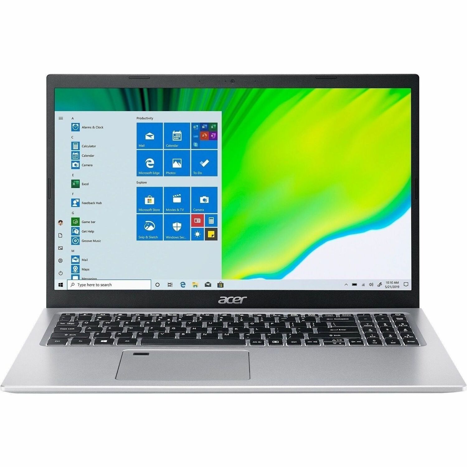 Acer Aspire 5 A515-56 A515-56-53S3 15.6" Notebook - Full HD - Intel Core i5 11th Gen i5-1135G7 - 8 GB - 256 GB SSD - English Keyboard - Pure Silver