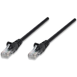 Network Patch Cable, Cat6, 5m, Black, CCA, U/UTP, PVC, RJ45, Gold Plated Contacts, Snagless, Booted, Lifetime Warranty
