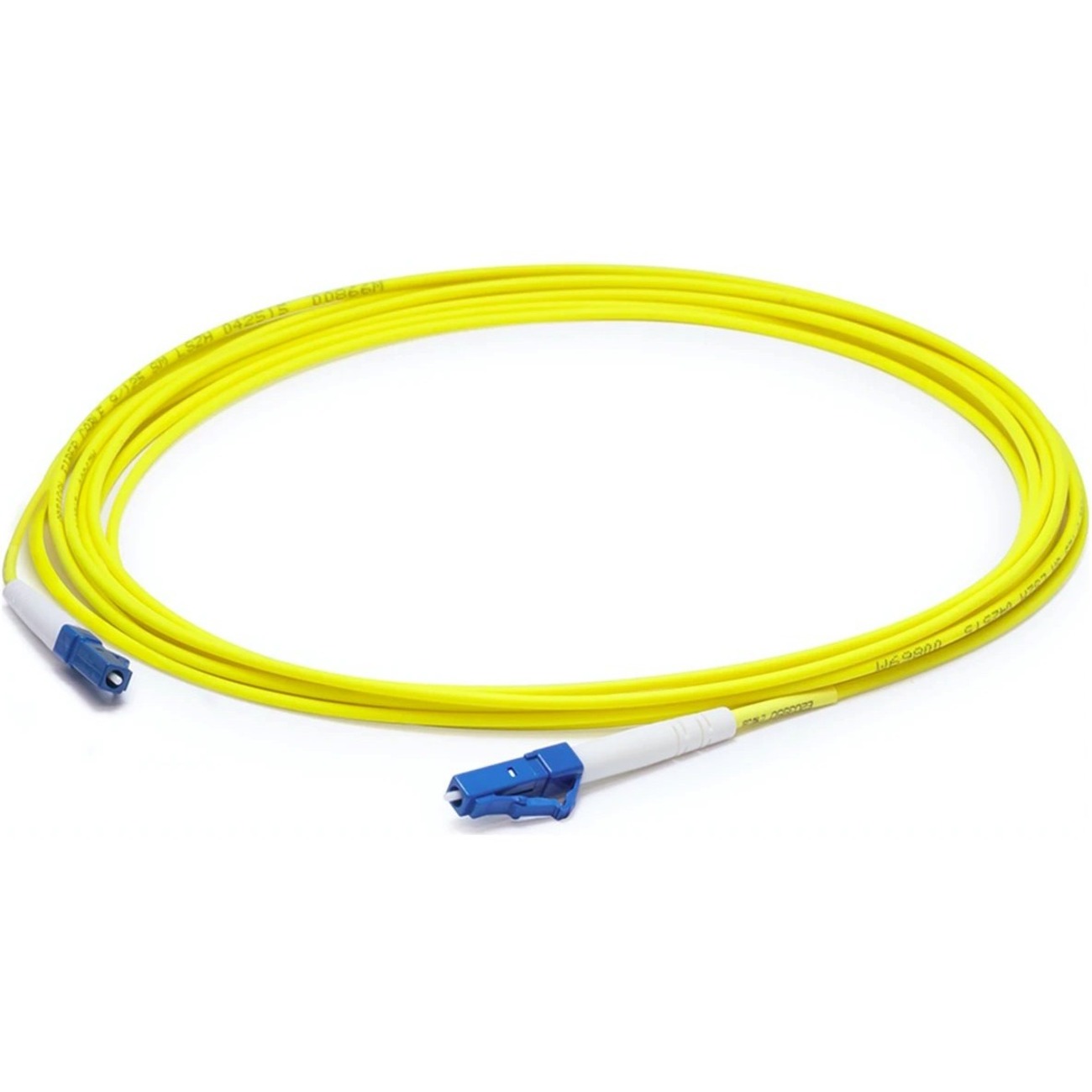 AddOn 39m LC to LC Yellow OS2 Simplex OFNP (Plenum-Rated) SMF Fiber Patch Cable