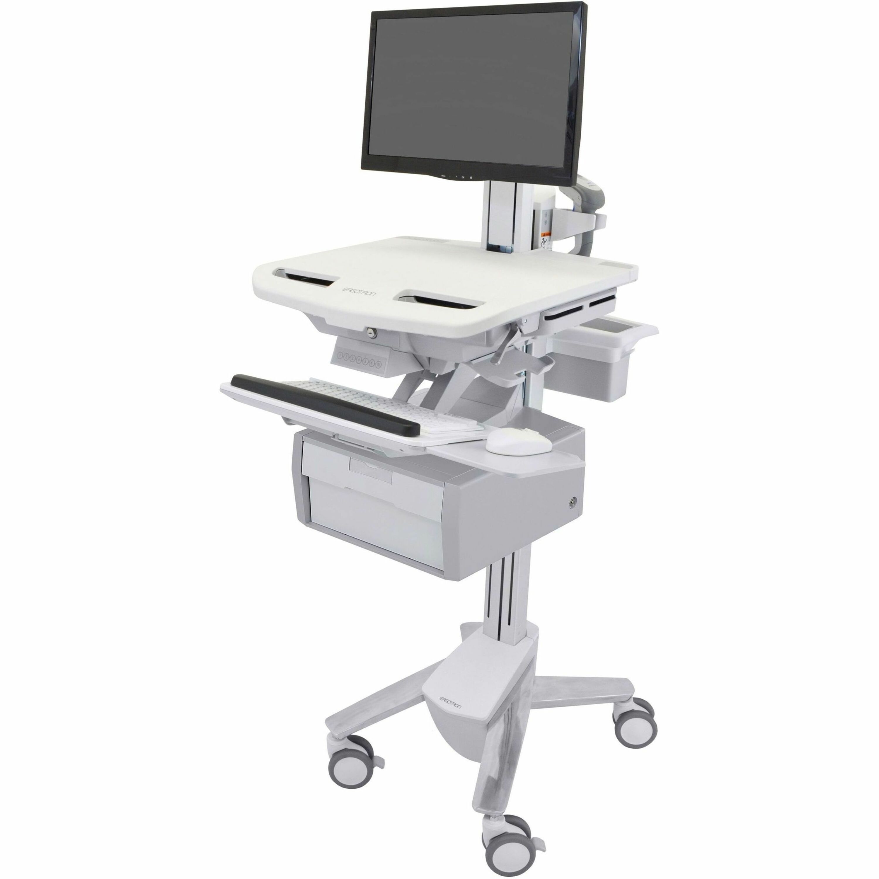 Ergotron StyleView Cart with LCD Pivot, 1 Tall Drawer (1x1)