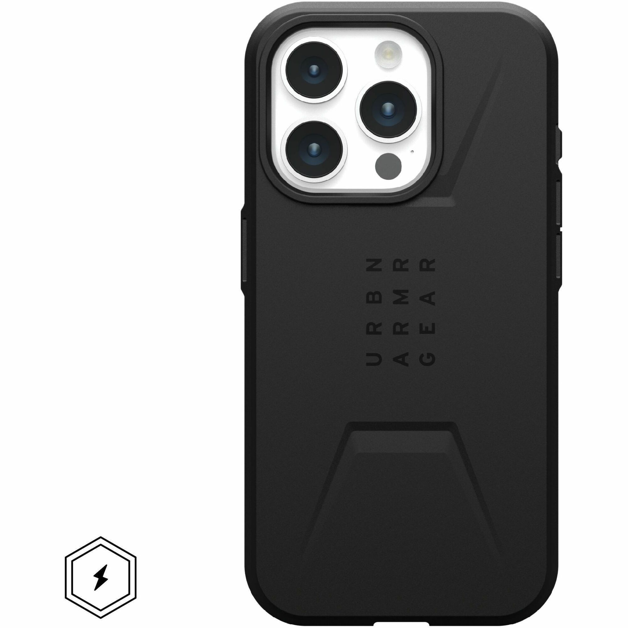 Urban Armor Gear Civilian iPhone 15 Pro Case - Black
