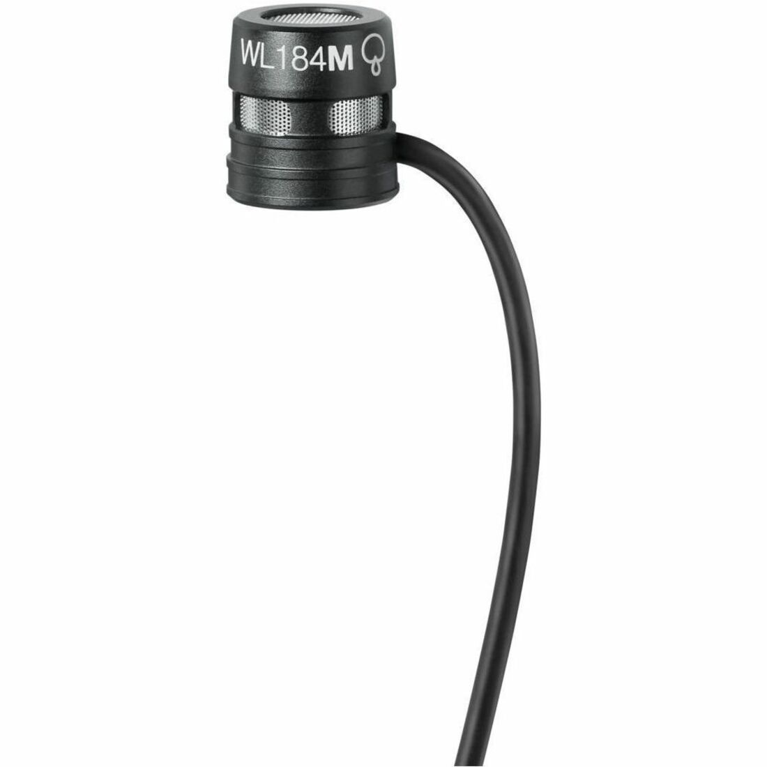Shure WL184m Wired Condenser, Dynamic Microphone for Wireless Transmitter, Transportation - Black